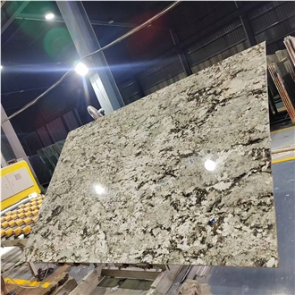 Polished Splendor White Granite Slabs