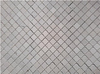 White Marble Lantern Mosaic Tiles