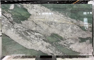 Amazonite Cristallo Quartzite,Emerald Green Quartzite Slabs