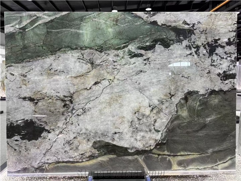 Amazonite Cristallo Quartzite,Emerald Green Quartzite Slabs