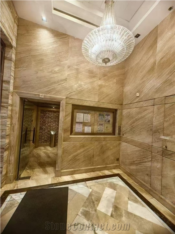 Dino Beige Marble Tiles For Flooring And Wall Cladding