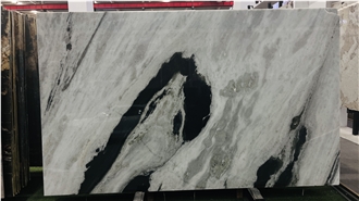 DMD Brazilian Polished Panda White Marble Slabs Collection DMD Brazilian Polished Panda White Marble Slabs Collection