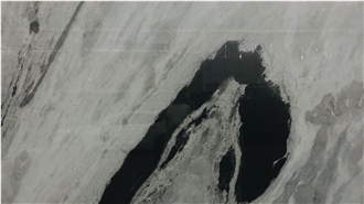 DMD Brazilian Polished Panda White Marble Slabs Collection