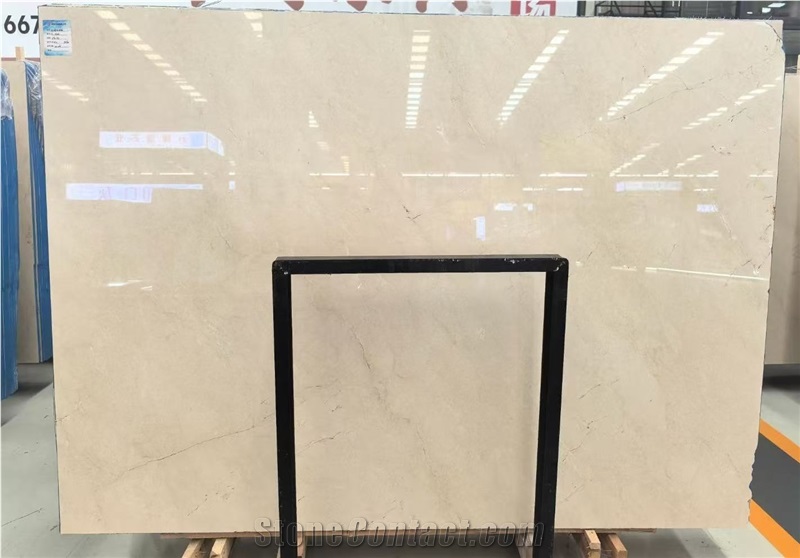 New 2Cm Crema Marfil Marble Slabs Collection