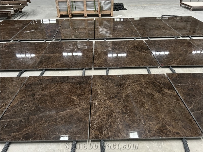 Spanish Dark Emperador Marble  Tiles