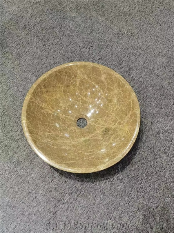 Oval Design Turkish Calacatta Violet Marble Wash Basin
