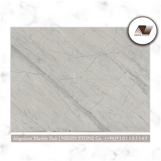 Aligodarz White Scatto Marble Slabs Aligodarz White Scatto Marble Slabs