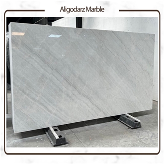 Aligodarz White Scatto Marble Slabs