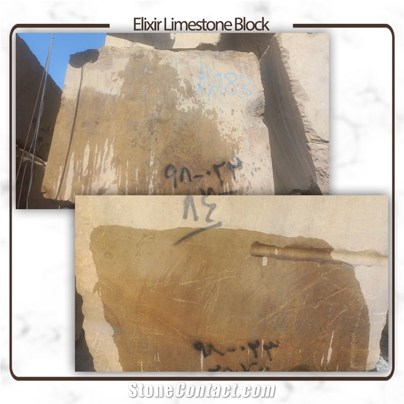 Iran Elixir Brown Limestone Blocks