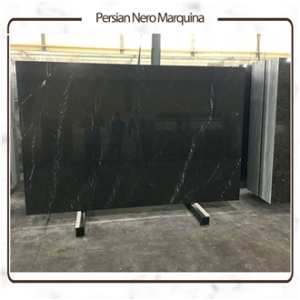 Persian Nero Marquina Marble Slabs