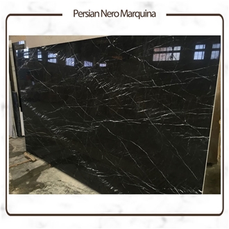 Persian Nero Marquina Marble Slabs
