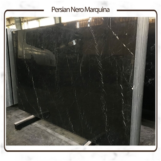 Persian Nero Marquina Marble Slabs