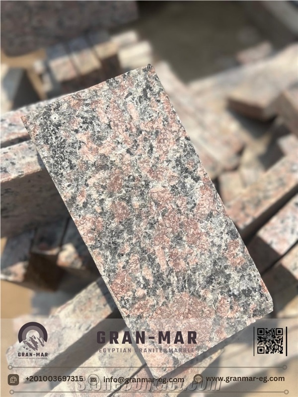 Red Aswan Granite Tiles, Slabs