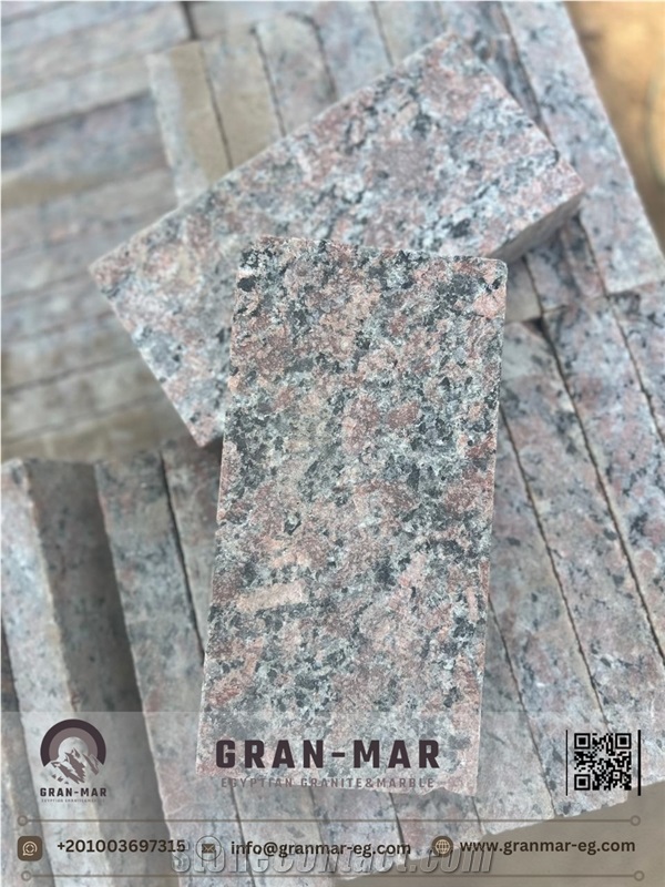 Red Aswan Granite Tiles, Slabs