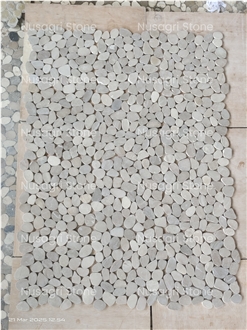 Sliced Pebble Mosaic Tiles 3-5Cm