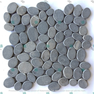 Sliced Pebble Mosaic Tiles 3-5Cm