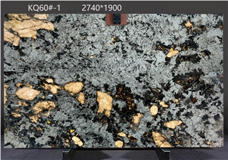 Alaska White Granite Slabs Presenting Random Black Flecks