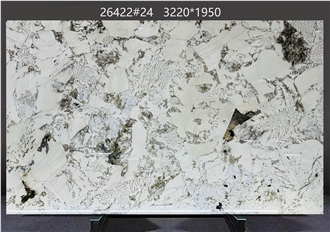Alaska White Granite Slabs With Dark Gray Specks Alaska White Granite Slabs With Dark Gray Specks