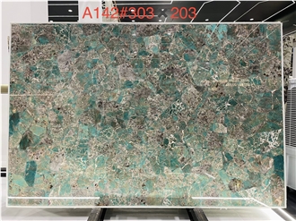 Amazonita Granite Tiles Exhibiting Unique Color Combinations