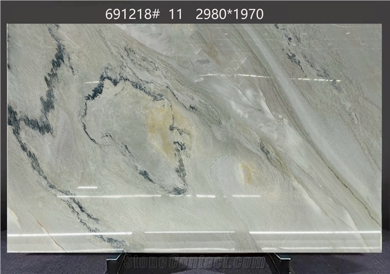 Aquarella Quartzite Slabs Revealing Artistic Color Motifs