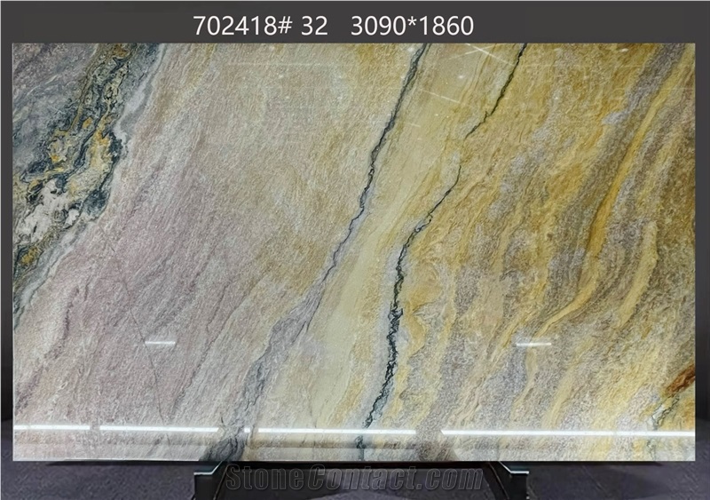 Aquarella Quartzite Tiles Showing Mottled Color