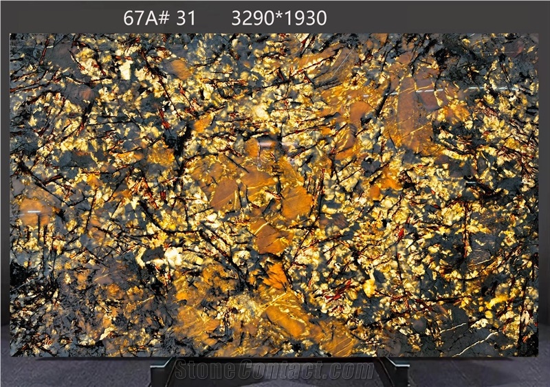Bianco Antico Granite Slabs Presenting Dispersed Dark