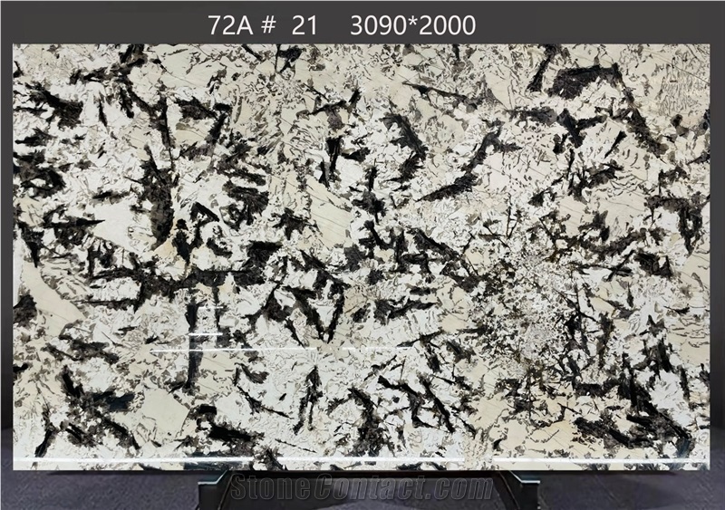 Bianco Antico Granite Tiles Highlighting Natural Dark