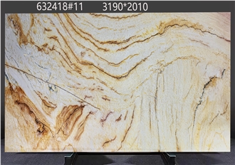 Calacatta Macaubas Quartzite Slabs Revealing Timeless Color