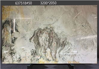 Calacatta Macaubas Quartzite Slabs With Intricate Color