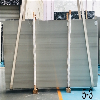 Chenille White Marble Slabs Smooth Light - Gray Surfaces