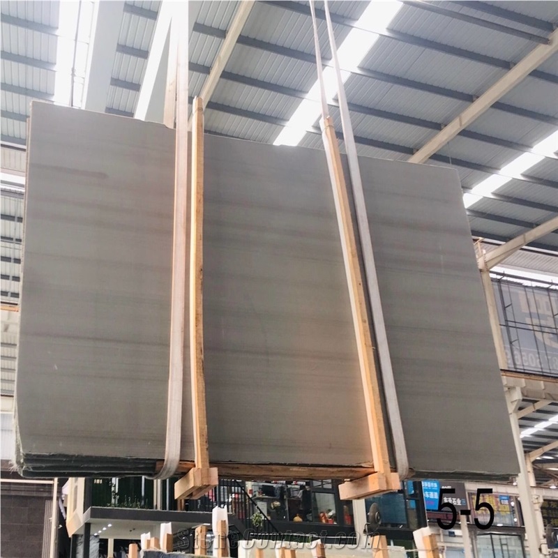 Chenille White Marble Slabs With Uniform Light - Gray Hues