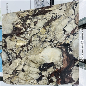 Chinese Bulgari Marble Slabs Presenting Luxurious