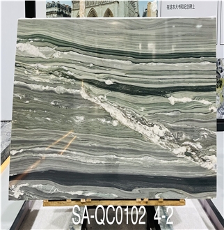 Cristallo Del Mare Quartzite Tiles Featuring Color Layers