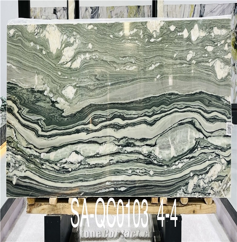 Cristallo Del Mare Quartzite Tiles Soft Layered Contrasts