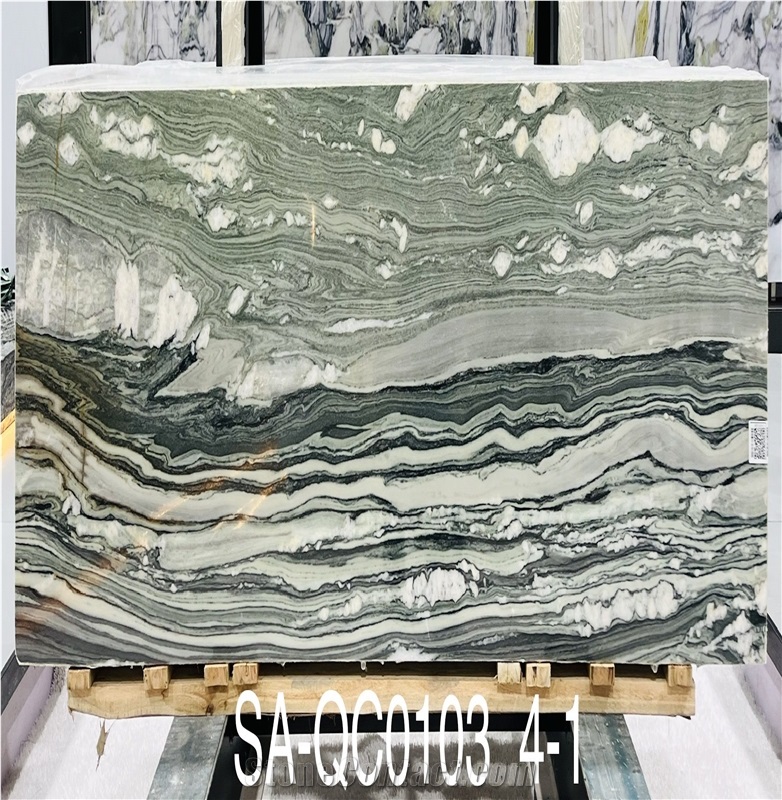 Cristallo Del Mare Quartzite Tiles Soft Layered Contrasts