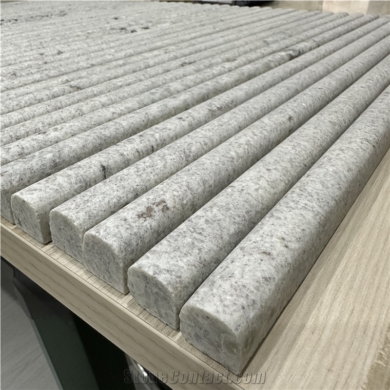 In - Stock Taj Mahal Quartzite Flute With Subtle Floor Trim