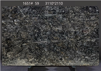 Kozmus Granite Tiles Featuring Bold Dark Color Contrasts