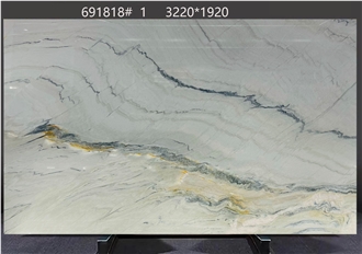 Macaubas Fantasy Quartzite Slabs Revealing Serene