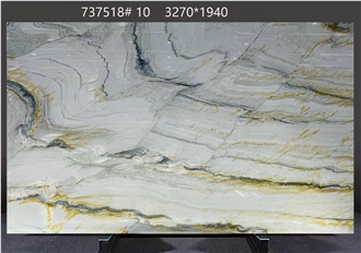 Macaubas Fantasy Quartzite Slabs With Subtle Inspired Veins