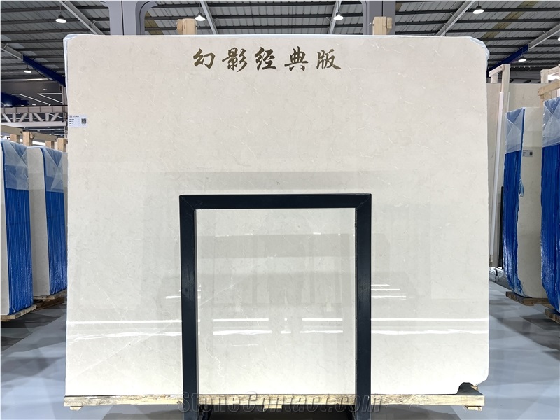 New Royal Botticino Marble Slabs Presenting Elegant Veining