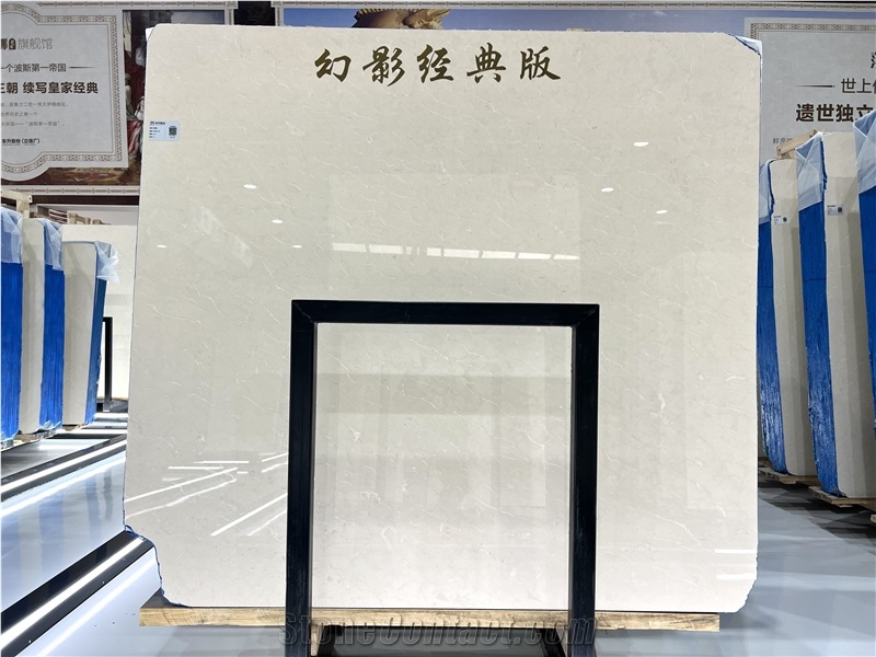 New Royal Botticino Marble Tiles Showcasing Cream Finish