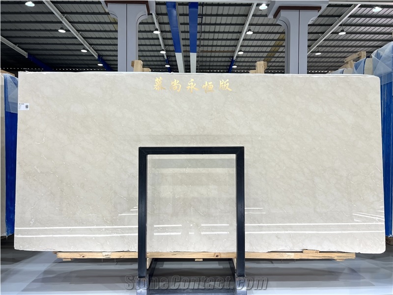New Royal Botticino Marble Tiles Showcasing Cream Finish