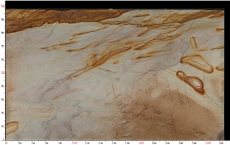 Picasso Quartzite Slabs Presenting Complex Color Layouts
