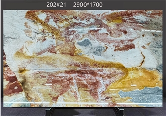 Picasso Quartzite Slabs With Intricate Color Textures