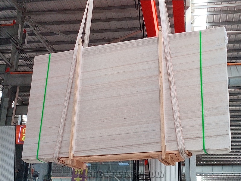 Platinum Sands Marble Slabs Presenting Soft Gray Veining