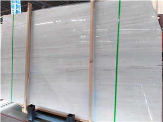 Platinum Sands Marble Slabs With Light Brown Veins