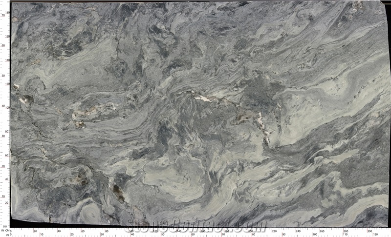 Portinari Quartzite Slabs Displaying Subtle Gray Gradients