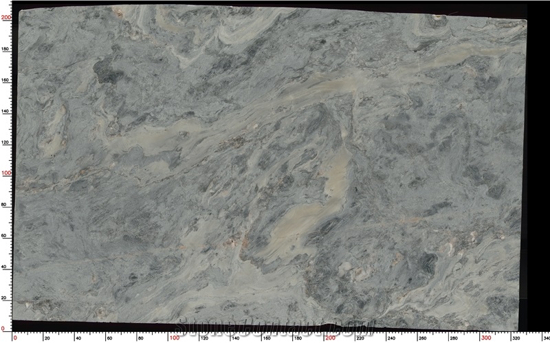 Portinari Quartzite Slabs Displaying Subtle Gray Gradients