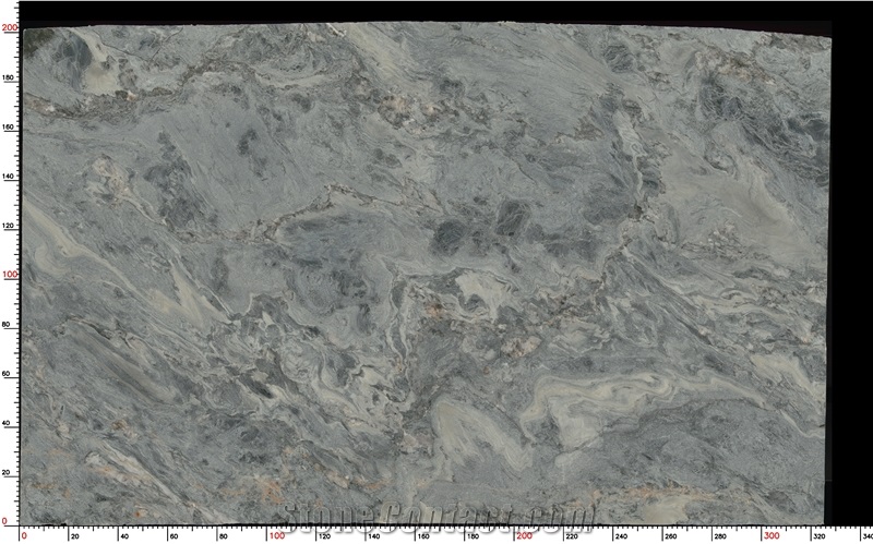 Portinari Quartzite Slabs Highlighting Gray Color Blends