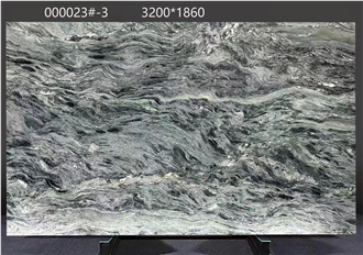 Portinari Quartzite Slabs Highlighting Gray Color Blends